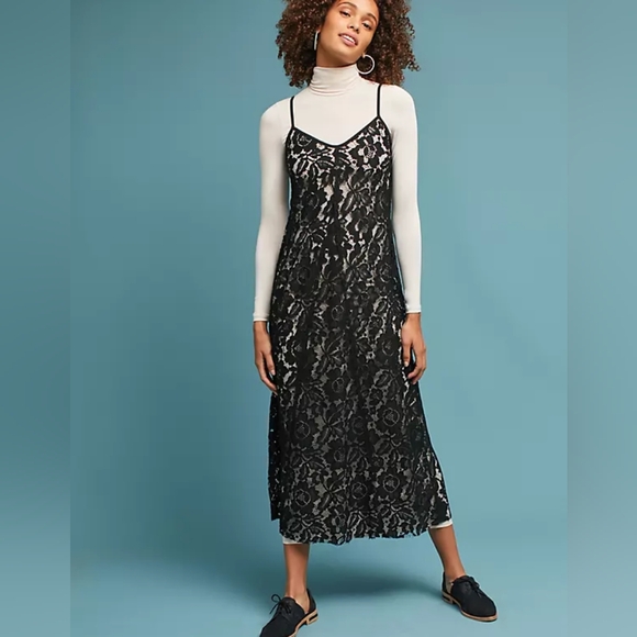 Knit & Lace Layered DressOttod'Ame large - Picture 1 of 4